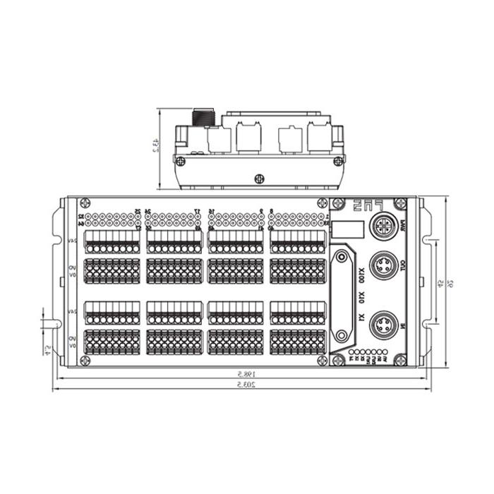 EtherCAT协议、64DI/DO 自适应配置、PNP、端子式、IP20远程模块、009E73